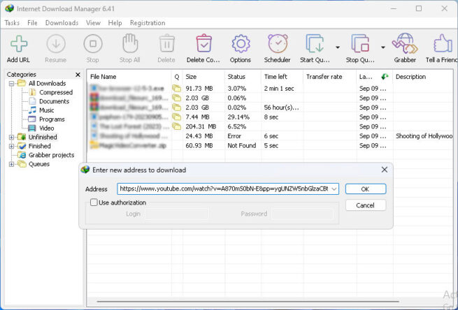 Internet Download Manager 2024 IDM 32 64 Bits Baixar   Internet Download Manager Screenshot 655x444 