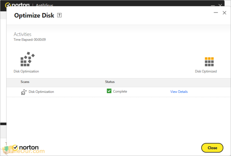 Norton Antivirus 2024 Offline Installer Free Download   Norton Antivirus Optimize Disk 768x519 