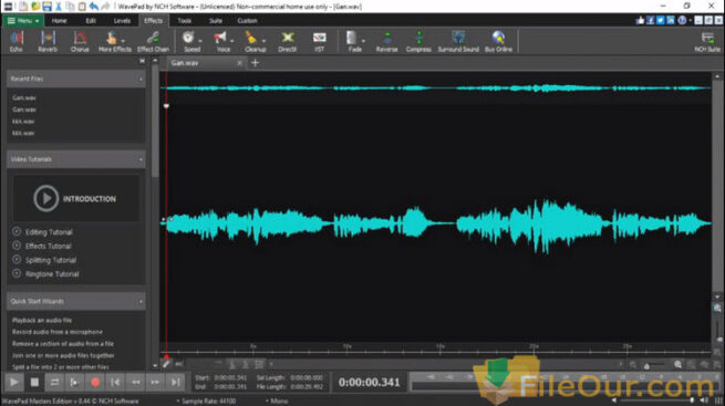 wavepad audio editing software review