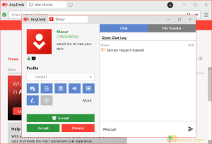 AnyDesk-invitation