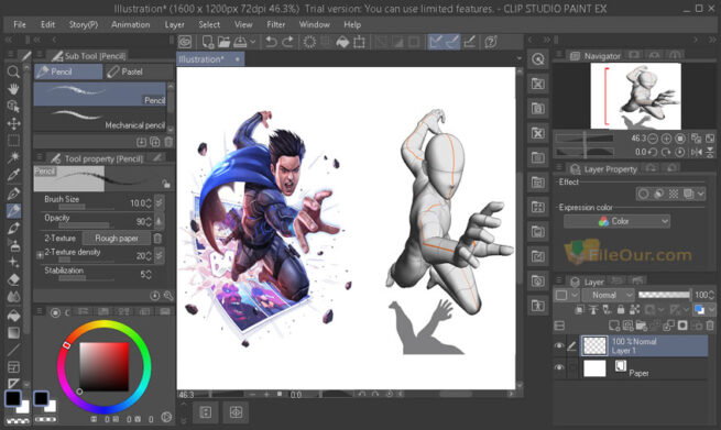 Clip Studio Paint Full Pack EXPro 2021 Free Download